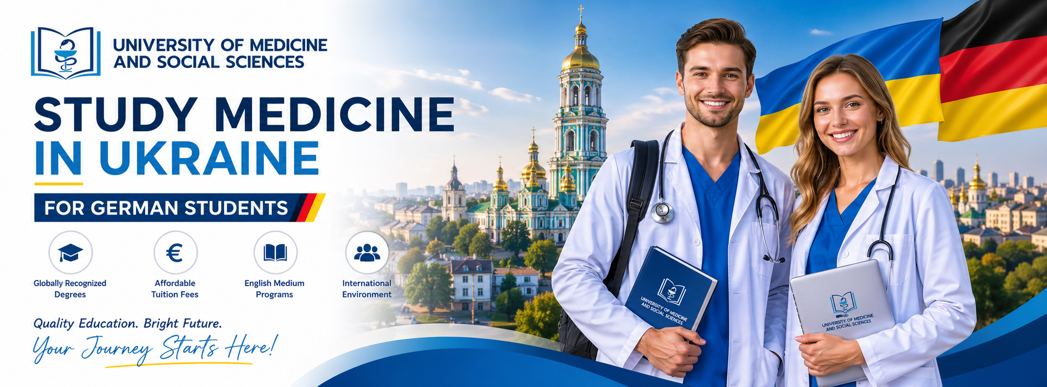 Study Medicine in Ukraine for German Students hero banner