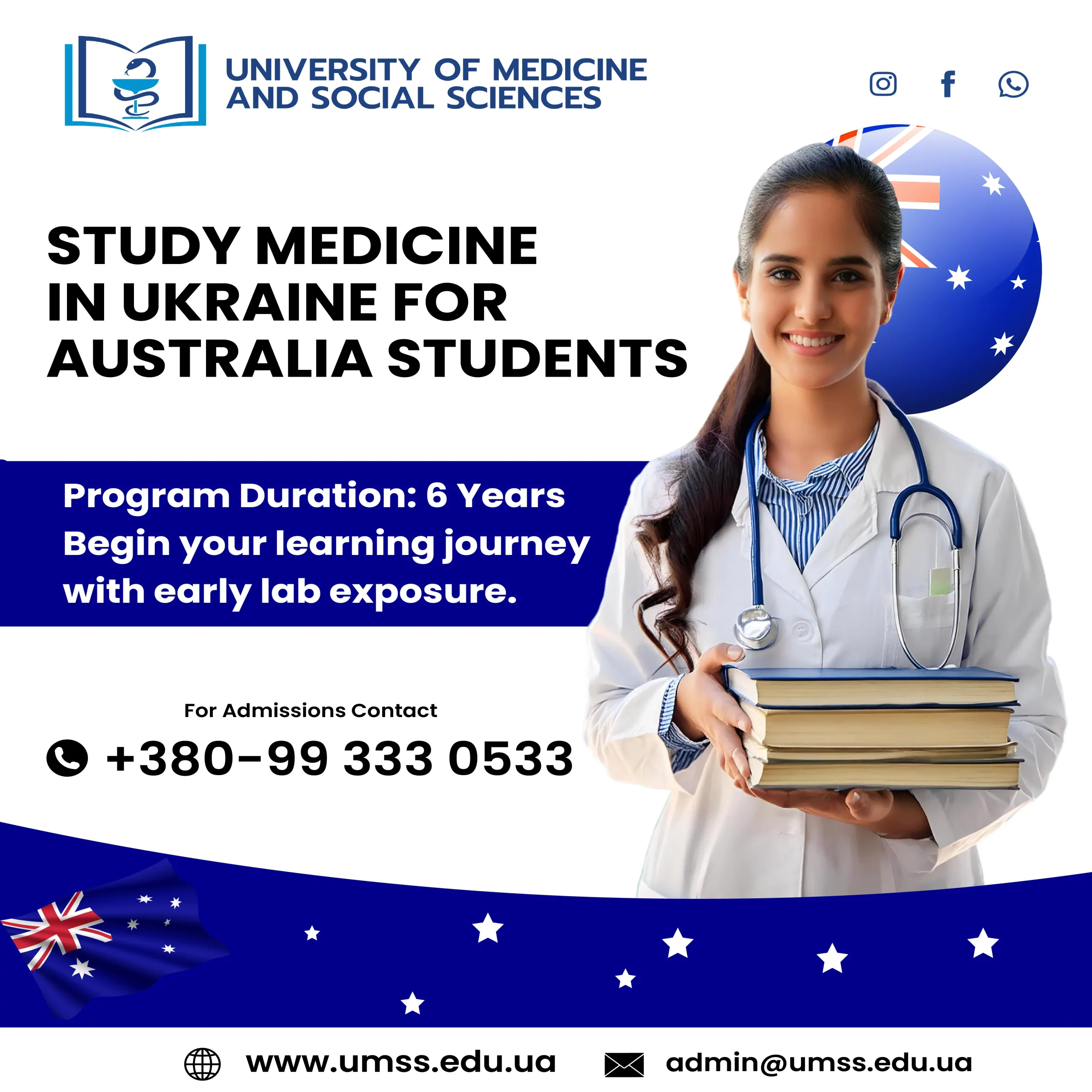 International medical students from Australia at UMSS