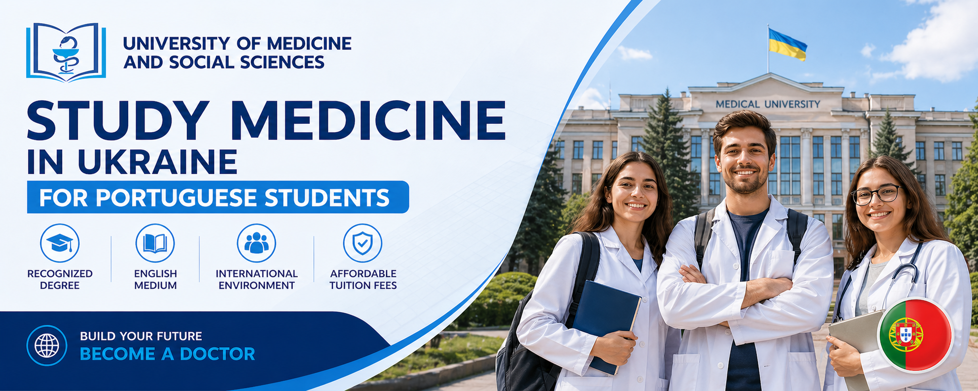 Study Medicine in Ukraine for Portuguese Students
