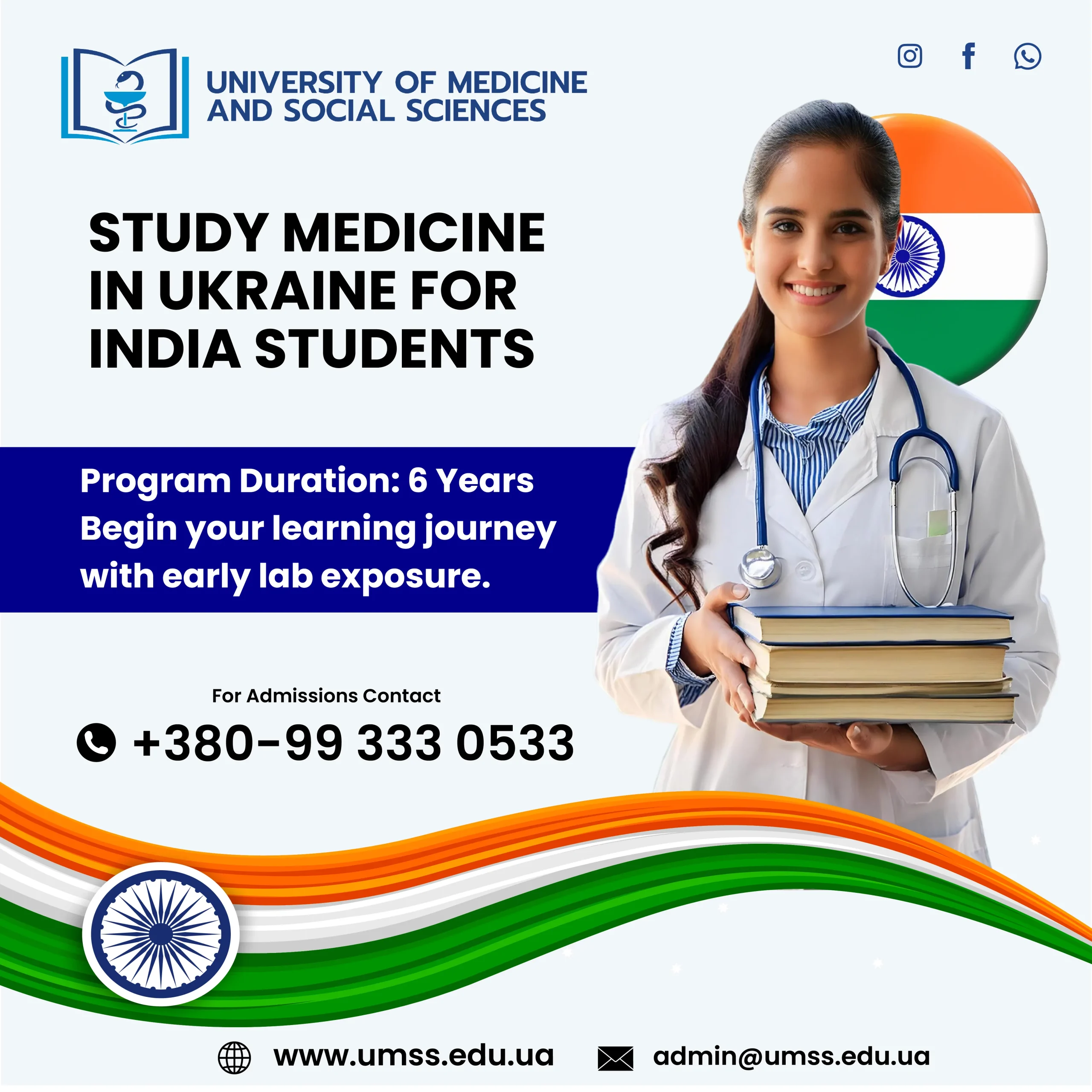 6. Travel to Ukraine & Start Classes.